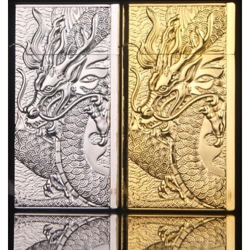 Chinese Dragon Inflatable Lighter Relief Good Voice Boutique Windproof Lighter Smoking Accessories Cool Lighter Gift for Men