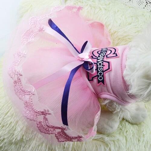 2021 New Pet Princess Dress Beautiful Dog Cat Clothes Summer Fashion Puppy Kitten Skirt Small Medium Dogs Dresses Pet Supplies