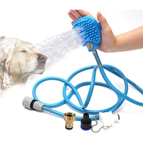 New Pet Bathing Tool Comfortable Massager Shower Tool Cleaning Washing Bath Sprayers Dog Brush Pet Supplies Wholesale