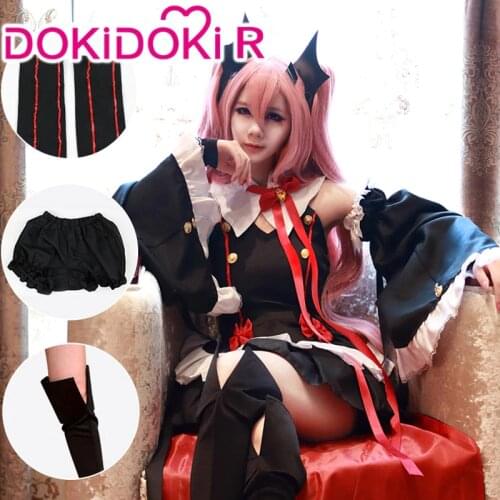 DokiDoki Anime Seraph Of The End Cosplay Owari no Seraph Krul Tepes Costume Wig Seraph Of The End Cosplay Krul Tepes