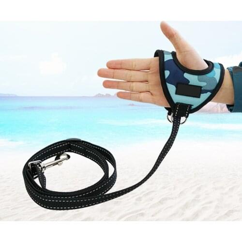 Durable Nylon Pet Dog Leashes Glove Design Reflective Strip Dog Leash Adjustable Outdoor Walking Running Pet Lead Pets Supplies