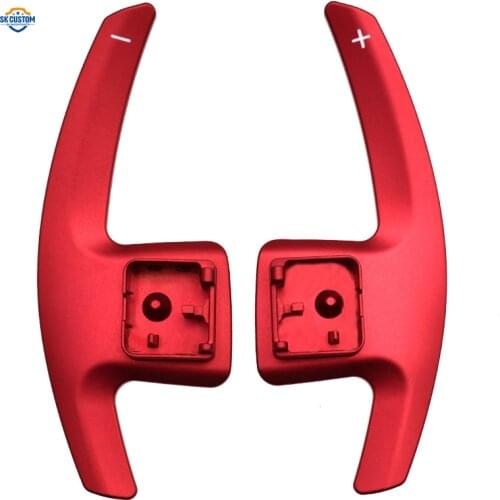 SK CUSTOM Car Accessories Aluminum alloy steering wheel paddle shifter For New Audi TT A4L B9 Q7 A3 R8