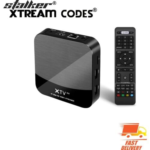 Xtream Codes Smartest Tv Box Stalker Portal Android 9.0 MEELO PLUS XTV 5G Amlogic S905X Dual WIFI RAM 2GB 16GB4K Media Player