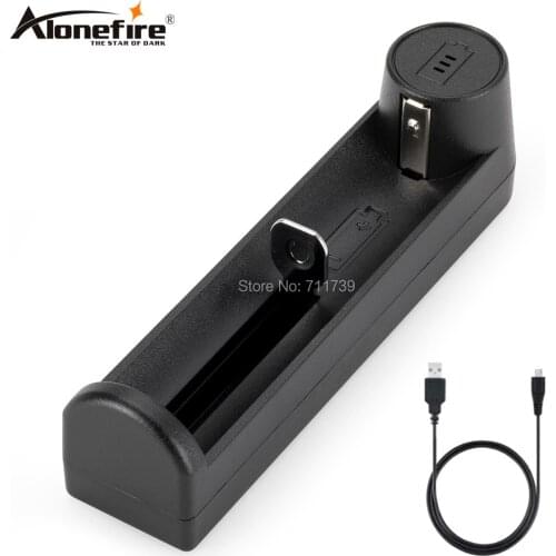 AloneFire MC3 3.7V Universal Rechargeable Battery USB Charger For 18650 16340 14500 26650 Li-ion