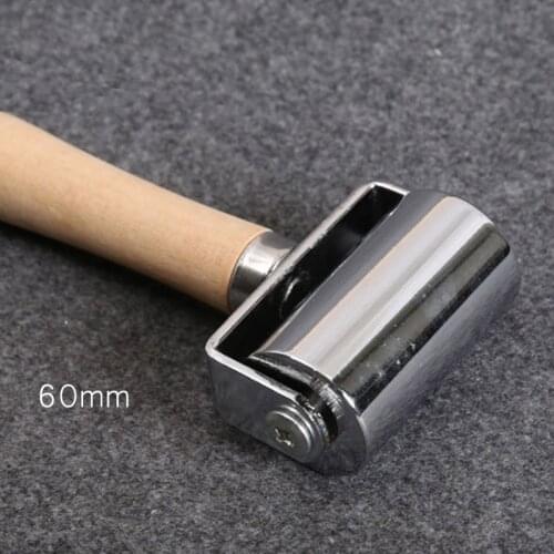 1Pcs 60mm Home DIY Crafts Blankholder Platen Tools Leather Roller Glue Edges and Crease Leathers Tool