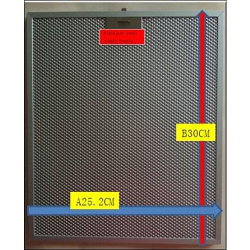 1pc cooker hood mesh filter for range hood oil absorption filter screen cooker hood mesh filter metal filter stainless steel