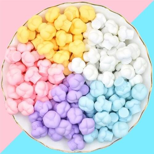 10pcs Resin Colorful Cook Cap Flatback Miniatures Toys DIY Crafts Phone Shell Patch Arts Kids Hair Accessories Materials