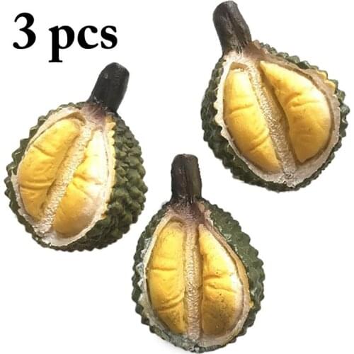 3PCS Refrigerator Magnet Fake Durian Multi-purpose Fridge Magnet for Phone Decor