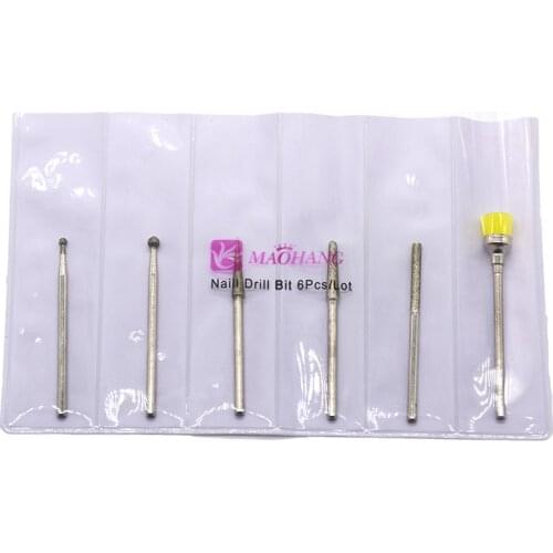 Diamond Nail Drill Bits Electric Manicure Machine Drills Accessories Rotary Burr Mills Cutter Nail Remover Tools