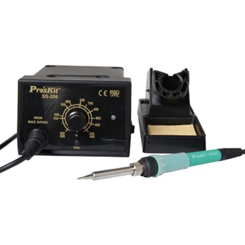 Proskit Anti-Static Temperature Control Soldering Station Adjustable Temperature Electric Iron Welding Rework Repair Tools