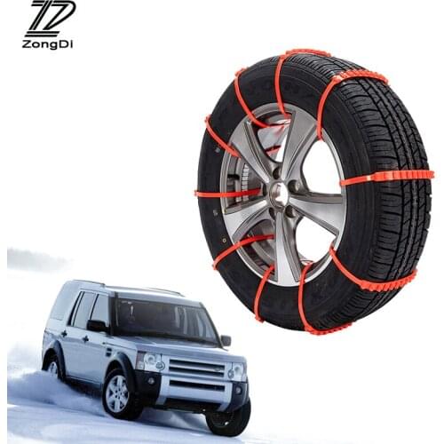 10pcs Winter Anti Slip Snow Chains For Suzuki Swift Volkswagen Passat B5 B6 Tiguan Jetta MK6 Skoda Octavia A7 A5 Accessories
