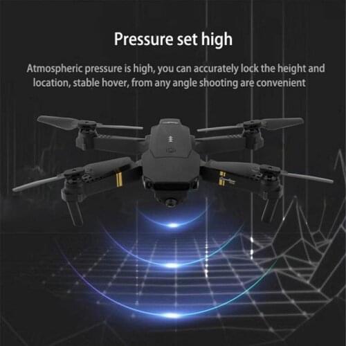 X Pro HD Aerial Photography Drone With FPV Wifi 720p Angle Camera 2.4 GHz 6-axis Rotation LED Light 3-level Flight Speed Folding