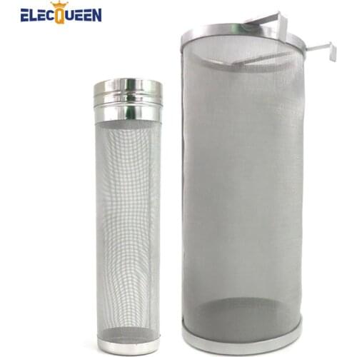 304 Stainless Steel Brew Filter / Dry Hopper Combo Homebrew Beer Hop Spider 5.9" x 13.78" Hopper Spider + 15cm x 35cm Filter