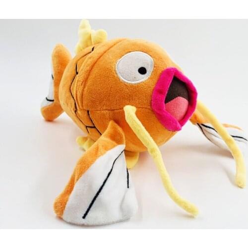 23cm Pokemon Anime Figure Stuffed Toys Plush Plushie Gift Throw Pillow Soft Goldfish Ornament Cute Boy Kids For Children