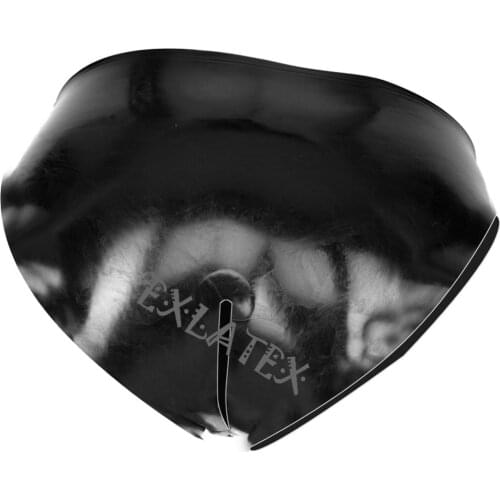 Latex Panties Women Hot Sexy Open Thong Panties Women Latex Rubber Mini Brief Latex Shorts with Open Crotch Sexy Lingerie