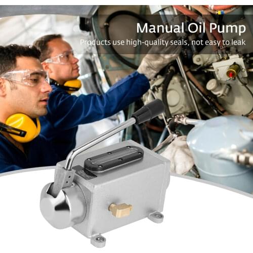 Manual Lubricating Oil Pump Hand Lubrication 500CC CNC 4mm Double Outlet Port Oiler For Punching Lathe Cutting Milling Machine