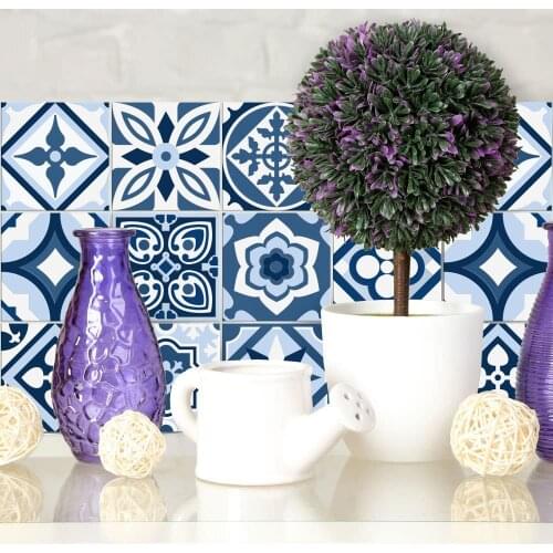 PS00101 tile stickers 15 PCs size 20x20 cm - Made in Italy-for home bathroom and kitchen