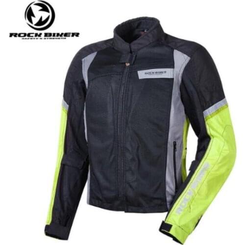 New Rock Biker motorcycle jacket spring and summer mens womens running sports jacket safety racing suit 13