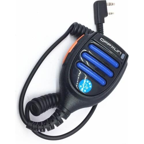 New Blue Hand Mike Microphone for KENWOOD BAOFENG UV5R Retevis H555 per PUXING Radio