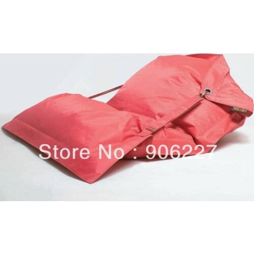 The original !! outdoor buggle up pink bean bags, buckle belt beanbag chair , waterproof and dustproof - free shipping