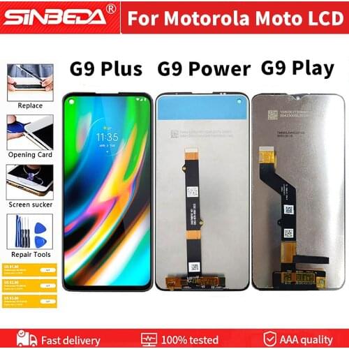 Original New For Motorola Moto G9 Play LCD Screen Display Touch Digitizer Assembly For Moto G9 Plus LCD Diaplsy G9 Power LCD