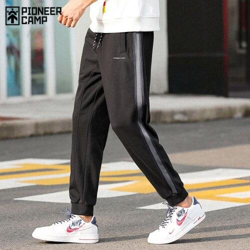 Pioneer Camp 2020 Windproof Mens Winter Pants Warm Thick Cotton Causal Joggers Men Clothing AZS005034