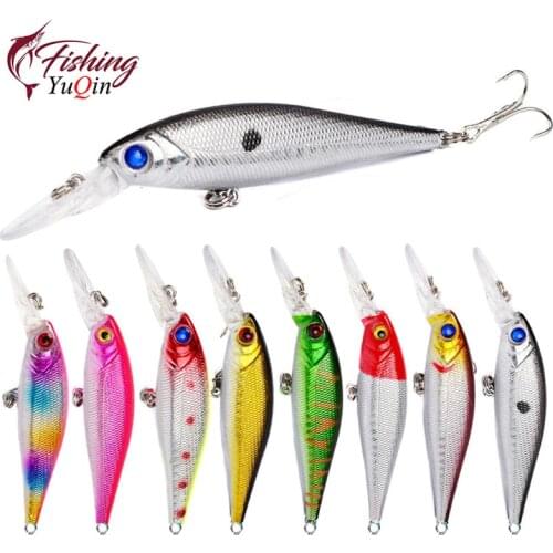 10cm 9.4g Swimbaits Bass Big Fish Fishing Lure Sinking Floating Wobblers Hard Bait Crankbait Minnow Lure for Pike Fishing Tackle