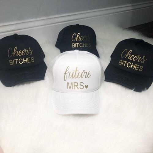 Bride to be Fiance Future Mrs Cheers Bitches hat Just Engaged Bridal shower Engagement Bach Bachelorette Party decoration gift