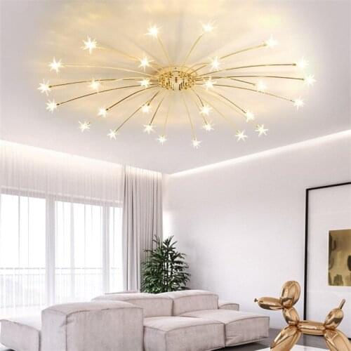 Modern Ice Flower Ceiling Light G4 Chrome Glass Led Ceiling Lamp for Living Room Led Lustre Light Fixtures Crystal Home Lighting