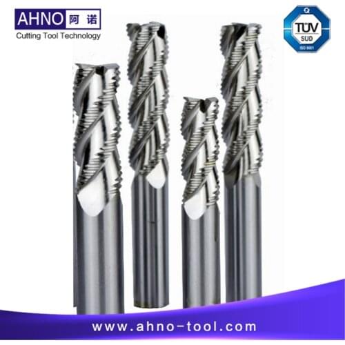 AHNO Carbide Rougher for Aluminum or Aluminum Alloy or Titanium from D6.0 to D20.0 for CNC Milling Machine