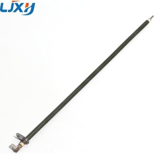 LJXH 2 PCS 410/415/420/425/430mm Green Heating Element with Round Metal Sheet for Electric Oven Electric Heat Tube by Annealing