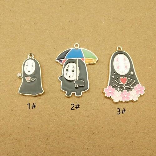 10pcs enamel cartoon charm for jewelry making fashion earring pendant necklace and bracelet charms