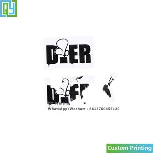 1000 Pcs 10*15 Mm Free Shipping Customized Design Eggshell Paper Sticker Phone Warranty Seal Void Label Adhesvie Sticker