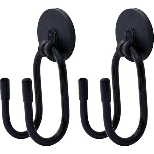 2Pack Magnetic Hanger Magnetic Hook for Cowboy Hat, Hard hat, Cords,Tools,Bags,Towels, Shoes, Toys, Umbrella, Hand Tools, etc