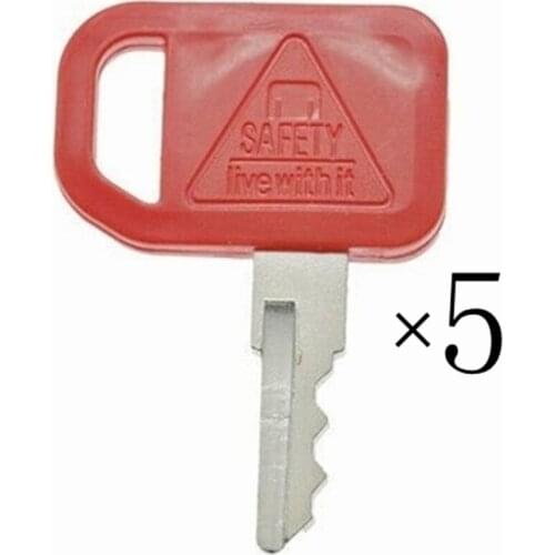 5 For JOHN DEERE Skid Steer & Tracked Loader Heavy Equipment Ignition Keys T209428
