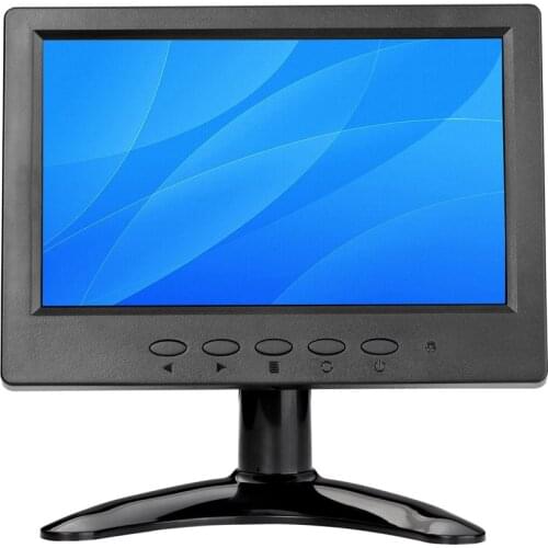 7 Inch BNC Monitor Small LCD Monitor/HDMI Lcd Monitor Portable LCD Monitor With AV/BNC/VGA/HDMI/USB Two Speakers
