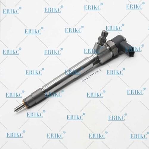ERIKC 0445110847 Fuel Injector Adapter Common Rail 0 445 110 847 Injection Type Diesel Auto Fuel Nozzle 0445 110 847 for Bosch