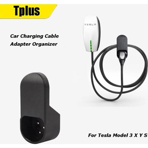 Model 3 Car Charging Cable Adapter Organizer For Tesla Model 3 S X Y 2021Wall Mount Charger Cable Chassis Holder Accessories