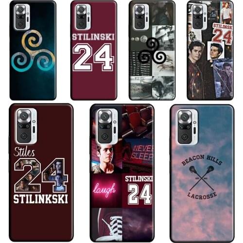 Teen Wolf Stilinski 24 Phone Case For Xiaomi Redmi Note 10 8 9 Pro Note 8T 9S Coque For Redmi 9C 9T K40 7A 8A 9A