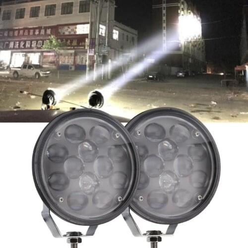 Featured Car spotlights 2x60w Projection light beam Strong Power Auto Led headlight Spot Bullbar Roof Led Work light For 4x4 4WD