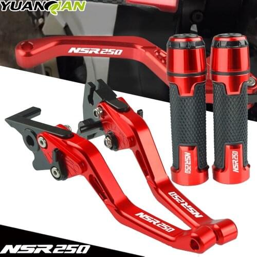For Honda NSR250 NSR 250 1988-1994 1989 1990 1991 1992 1993 Motorcycle CNC Brake Clutch Levers Handlebar Grip Handle Hand Grips