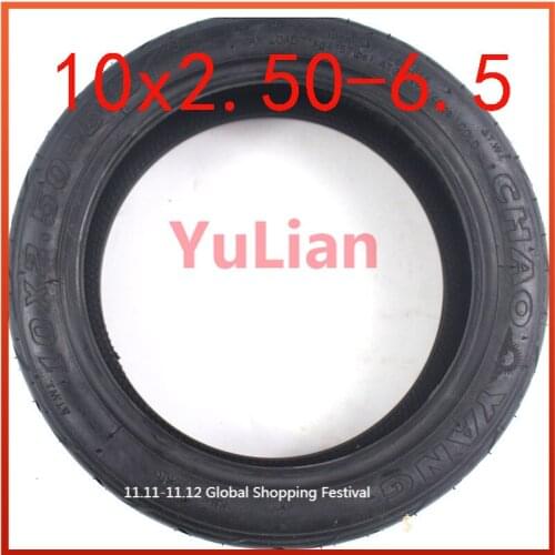 Electric Scooter 10X2.50-6.5 Vacuum Tire Folding Mini Electric Scooter Thickened Explosion-proof Tubeless Tires