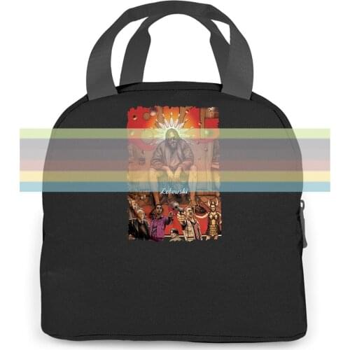 FANTUCCI Unisex Big Lebowski Poster Cool New women men Portable insulated lunch bag adult student