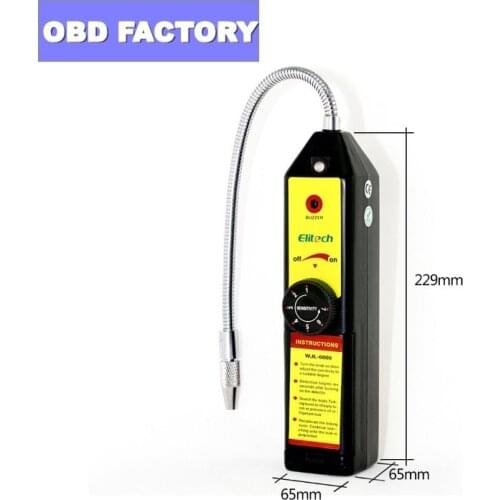 Refrigerant Halogen Leak Detector R22a R134a Tester for Car Gas Analyzer Air Conditioner Gas Leak Car Detector WJL-6000