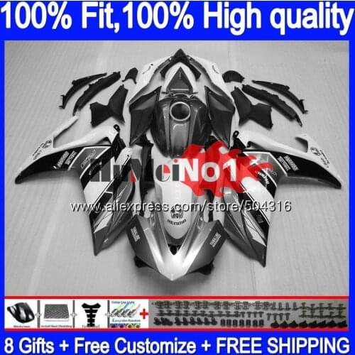 Injection For YAMAHA YZF R3 R25 R3 R 25 YZF-R3 YZFR25 Grey white 55MC.123 YZF-R25 YZFR3 2014 2015 2016 2017 14 15 16 17 Fairing