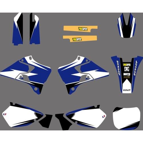 Team Graphics Delcas Sticker Deco Kit For Yamaha YZ125 YZ250 1996 1997 1998 1999 2000 2001 YZ 125 250