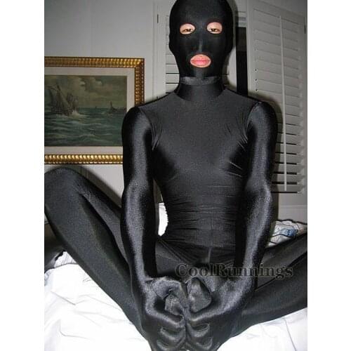 Adult Kid Open eyes and mouth Unisex Spandex Zentai Skin Costume Sport Dancewear Bodysuit Catsuit Unitard