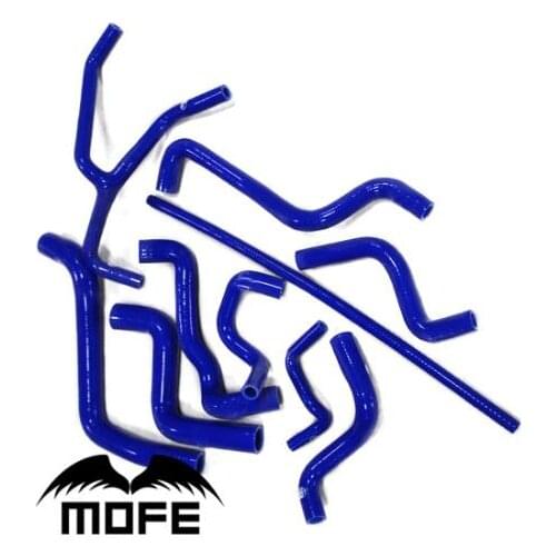 MOFE 3Ply High tempreature car flexible silicone radiator hose kit for V-W MK3 Golf 3 2.0 & Jetta 1.8 / 2.0 1992 to 1998 Blue