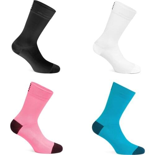 Skyne men and women cycling socks running socks sports socks black white pink yellow blue breathable compression socks stocking
