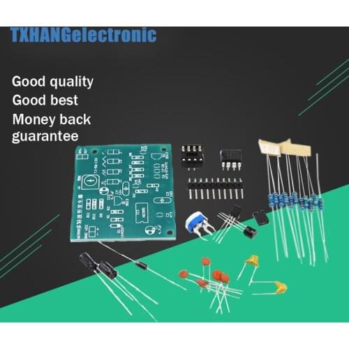 DIY Kits NE555 Multi-channel Waveform Generator Suite Sine Triangle Square Wave Electronic Training Kit